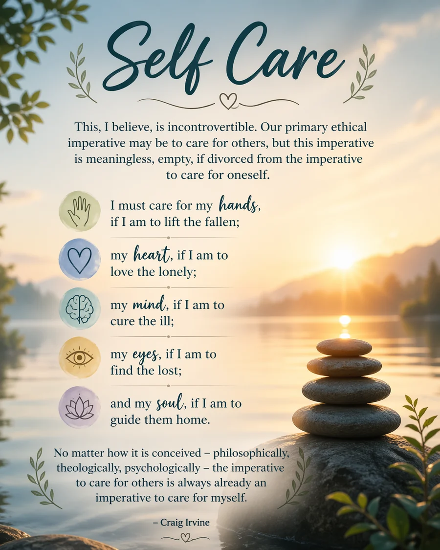 Self-care reflection resource